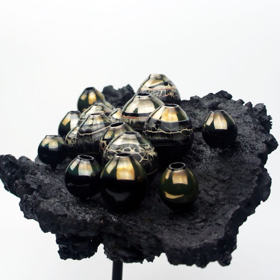 BLACK WASP FACTORY ART PIECE