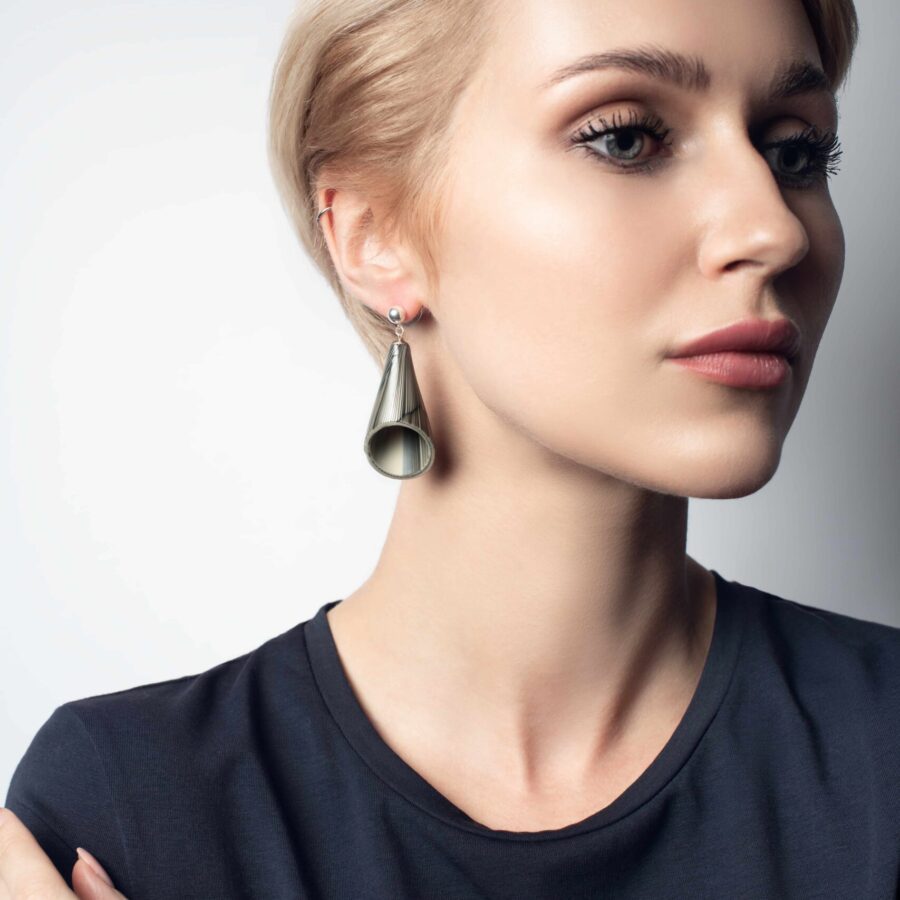 WEB EARRINGS |black|beige|