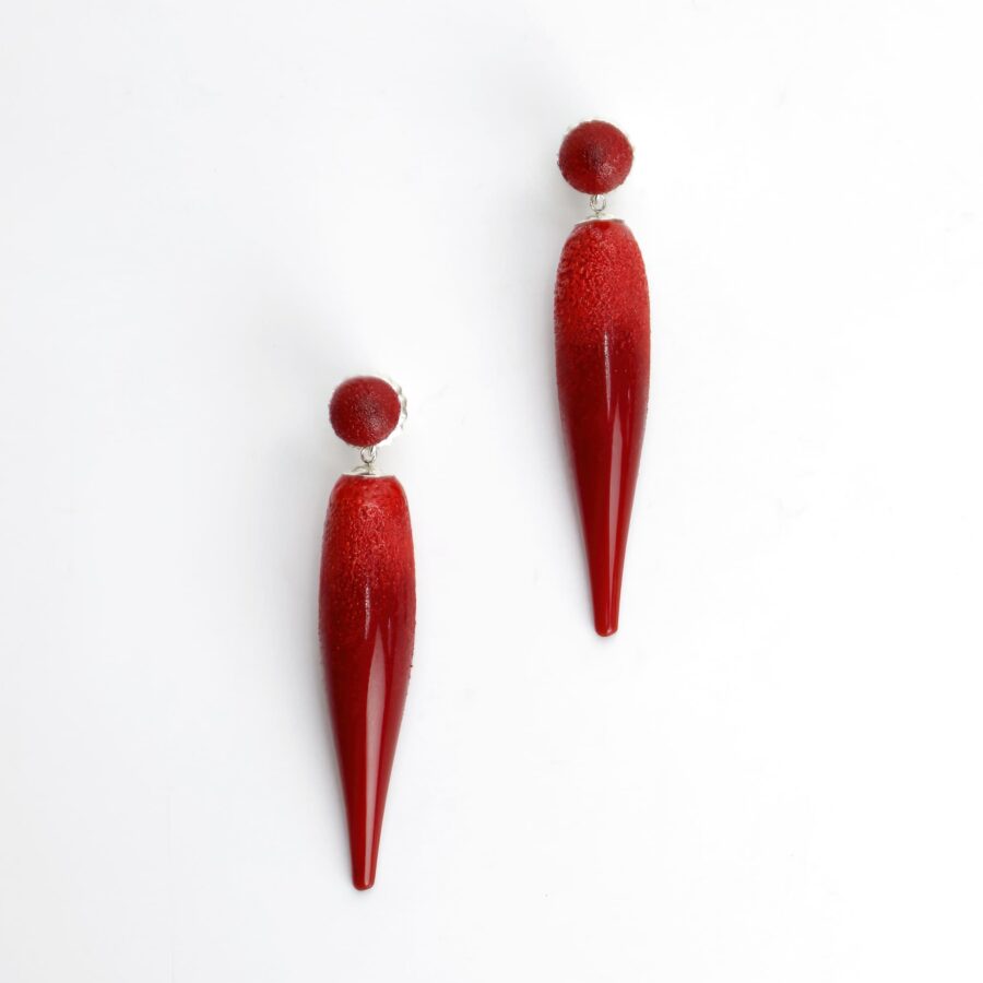 |red| GIRASOLE EARRINGS
