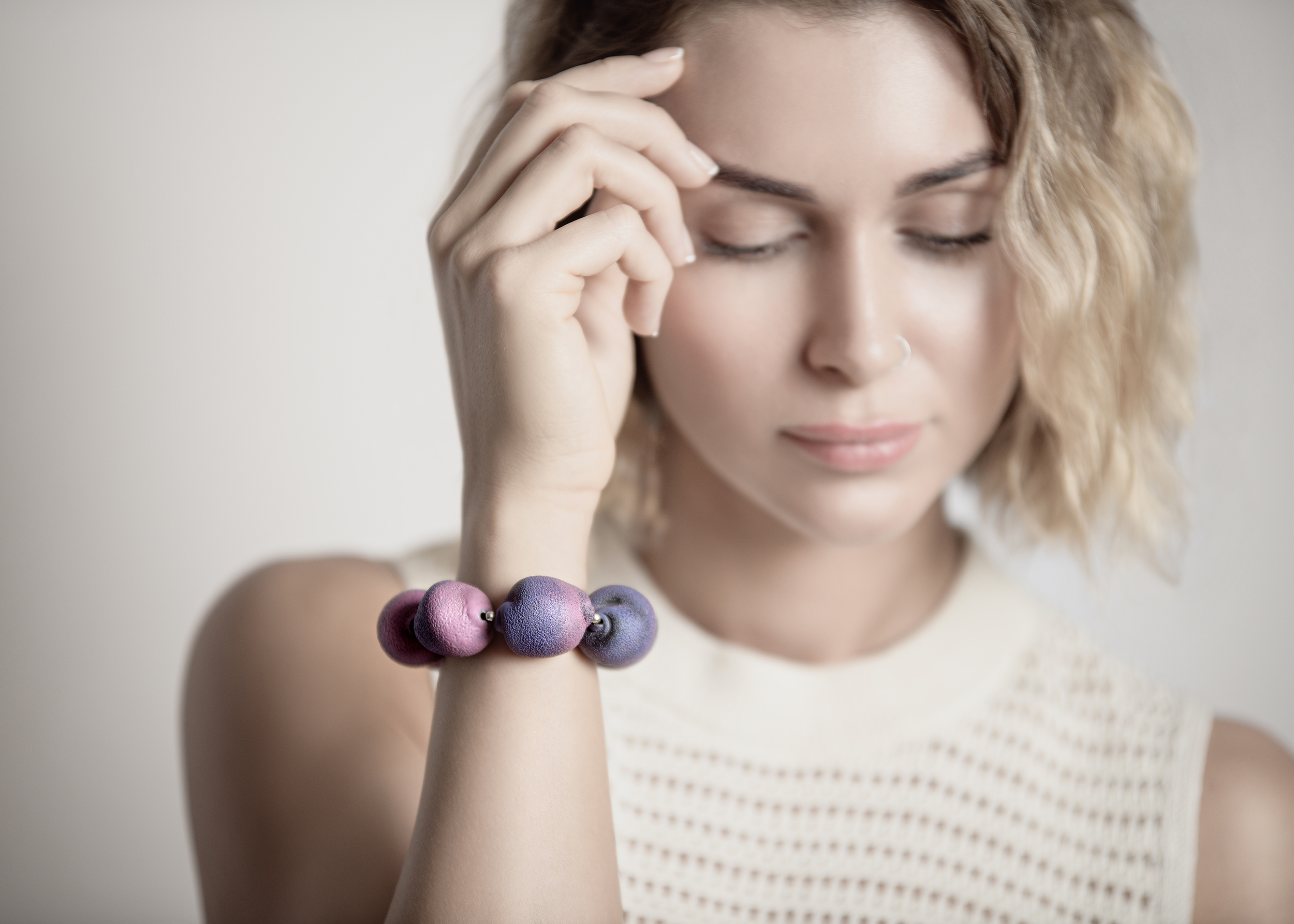 |purple| COLOURSCAPE BRACELET - Image 2