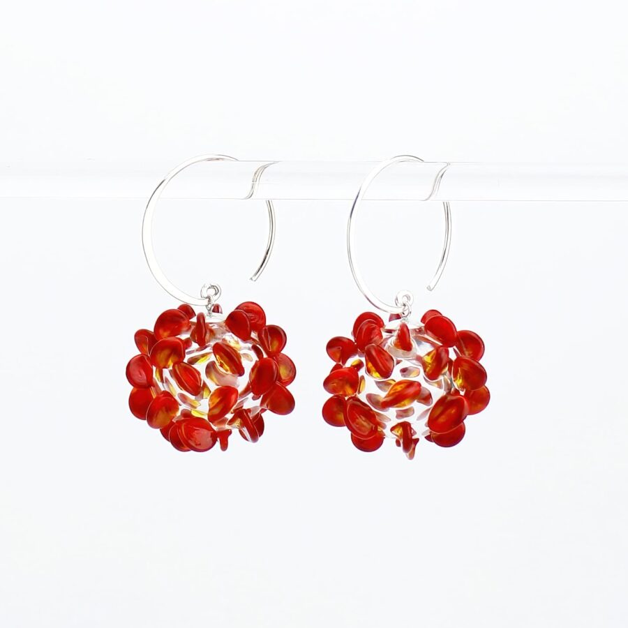 LILAC EARRINGS |red|