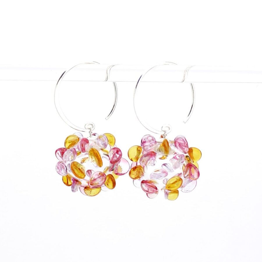 LILAC EARRINGS |yellow|purple|pink|