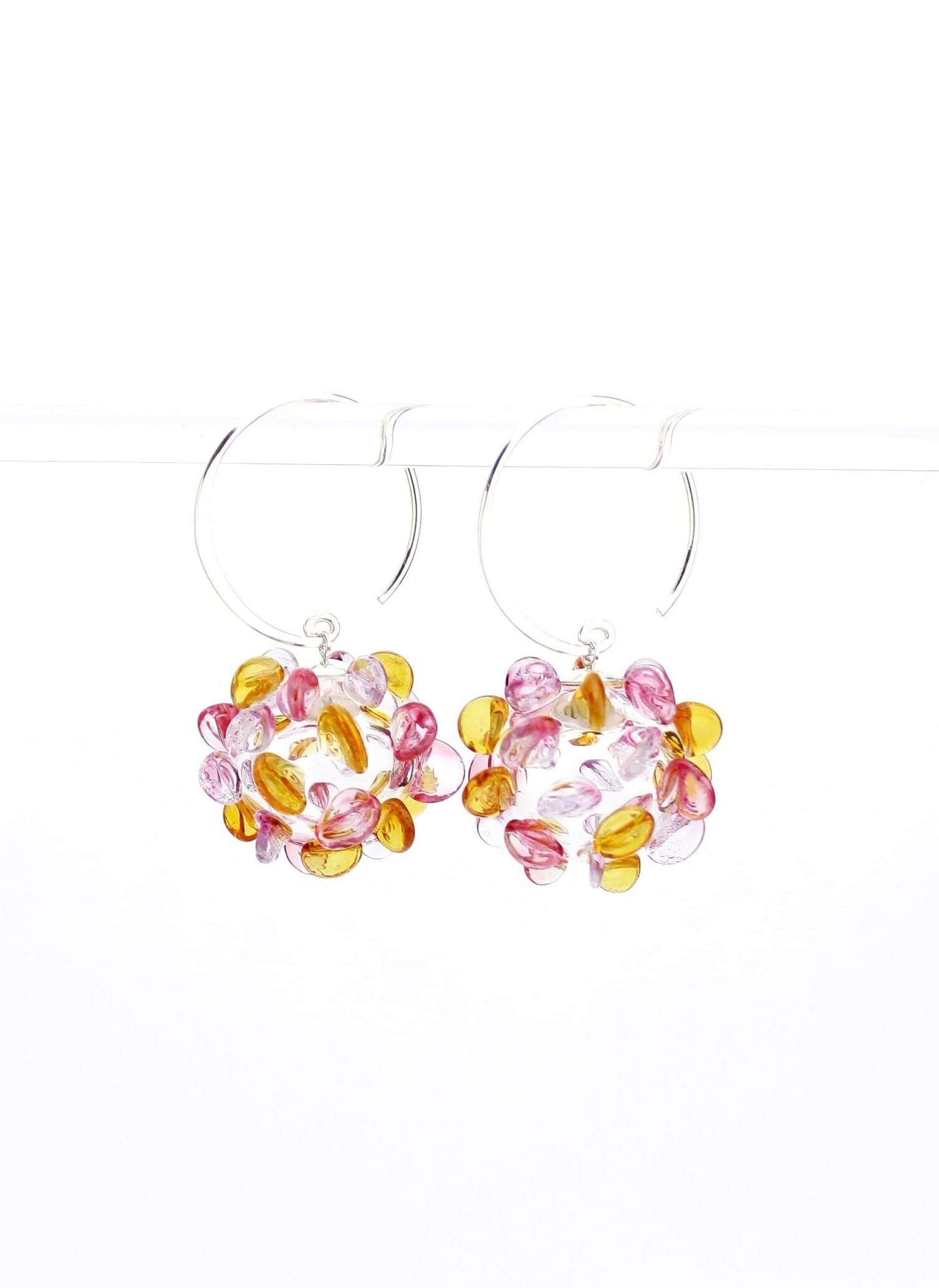 LILAC EARRINGS |yellow|purple|pink|