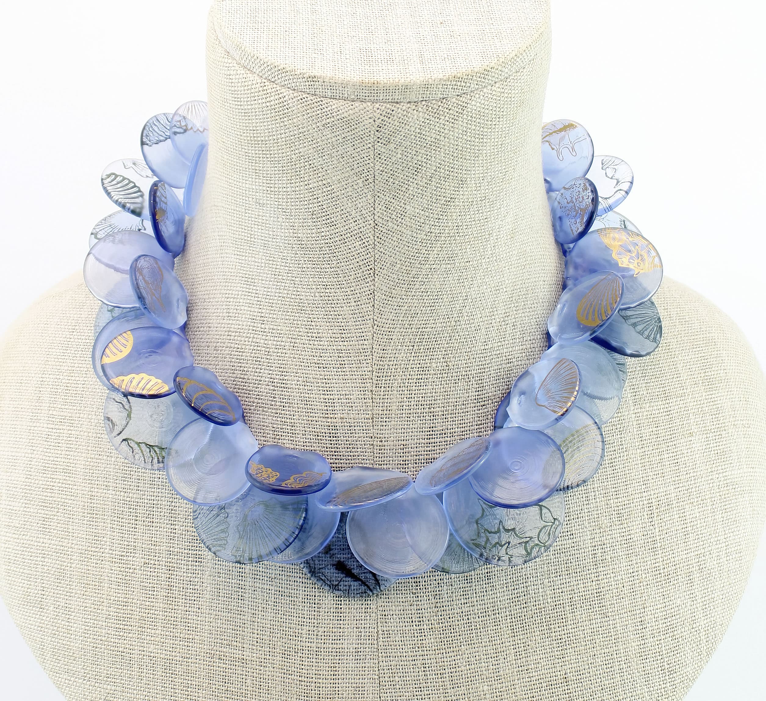 |silver | blue | NECKLACE AQUA - Image 8