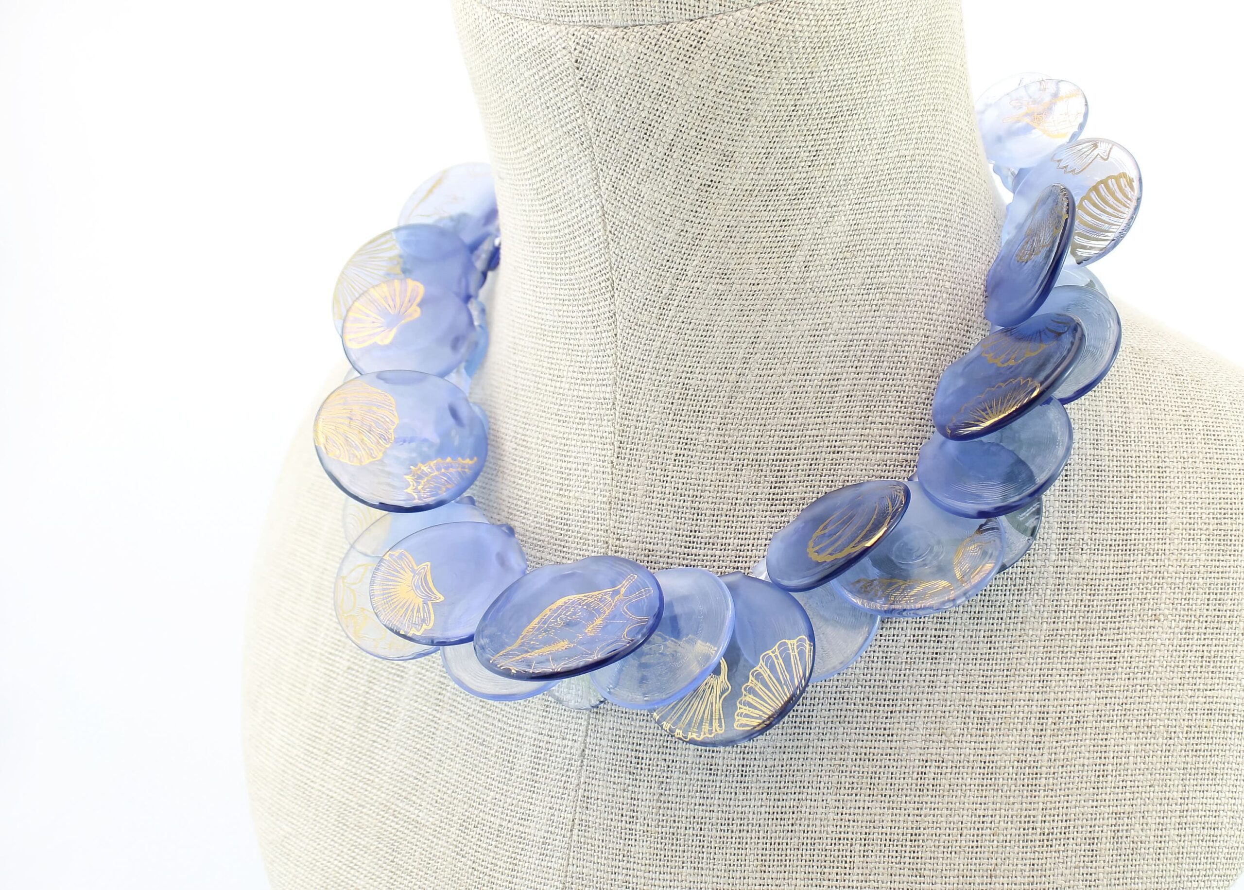 |silver | blue | NECKLACE AQUA - Image 7
