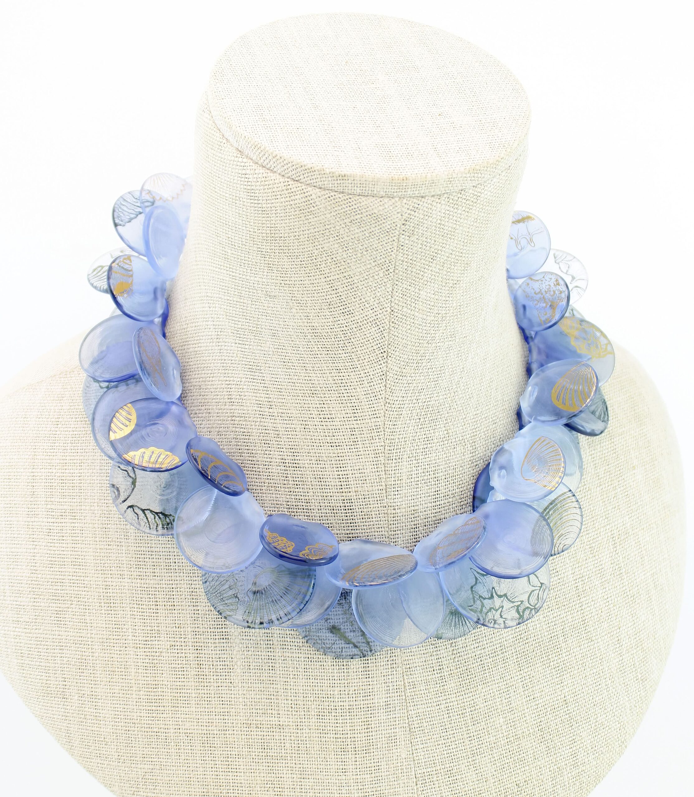 |silver | blue | NECKLACE AQUA - Image 6