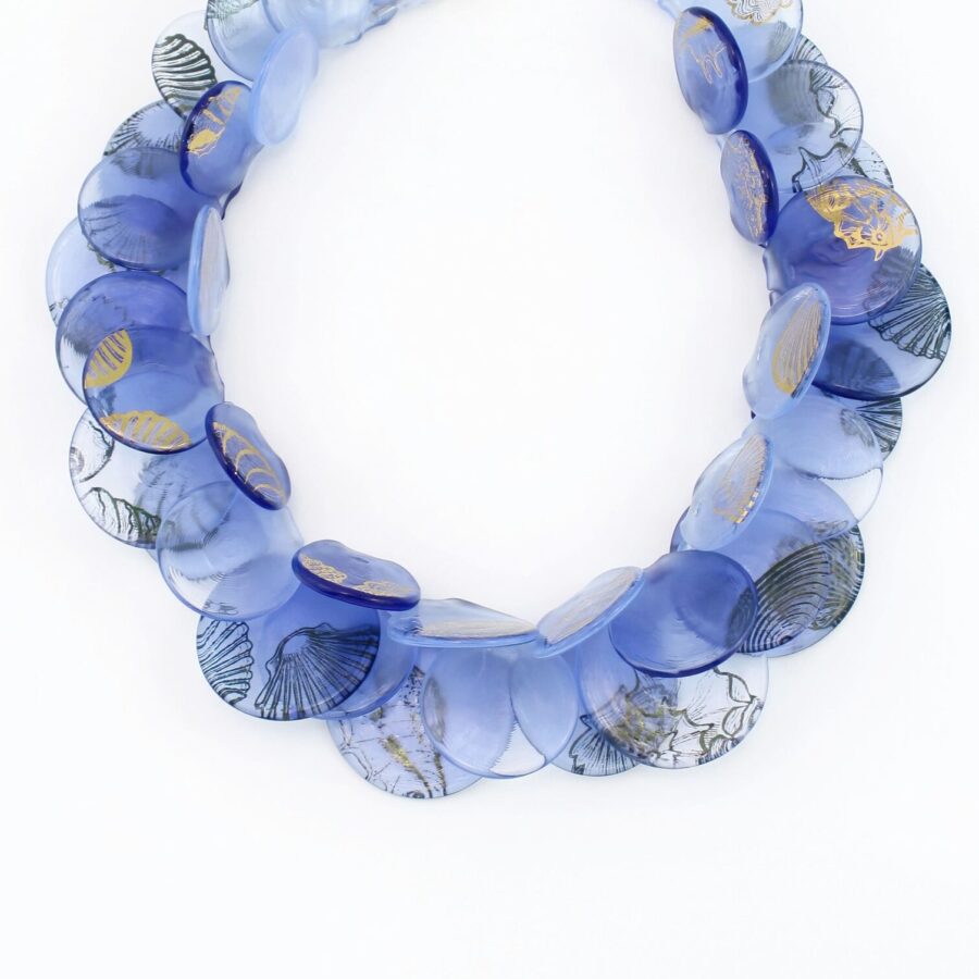 |silver | blue | NECKLACE AQUA