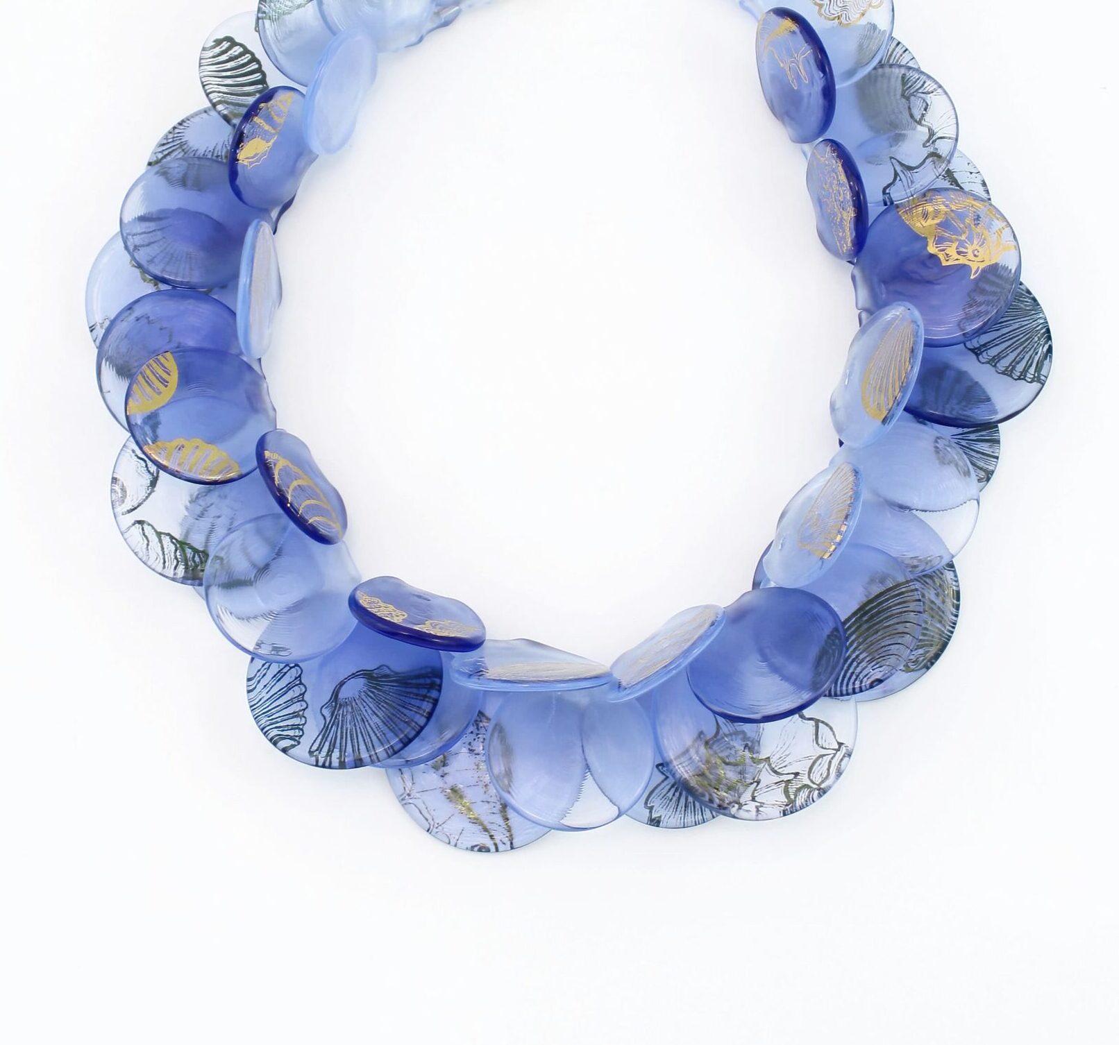 |silver | blue | NECKLACE AQUA