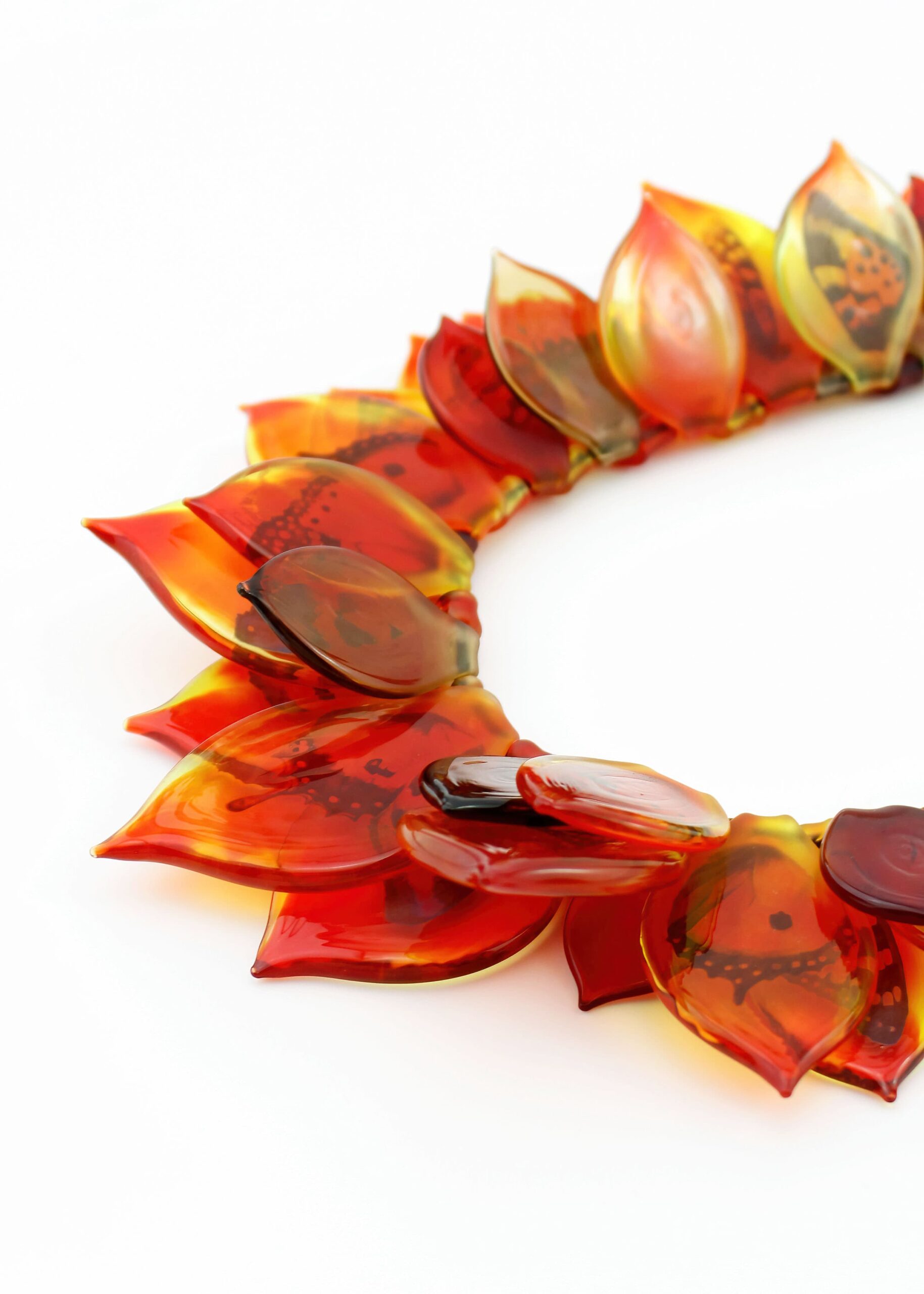 |brown| pink | NECKLACE FIRE - Image 2