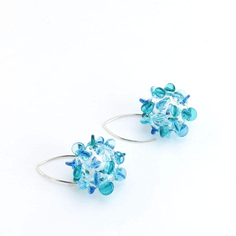 LILAC EARRINGS |aqua|
