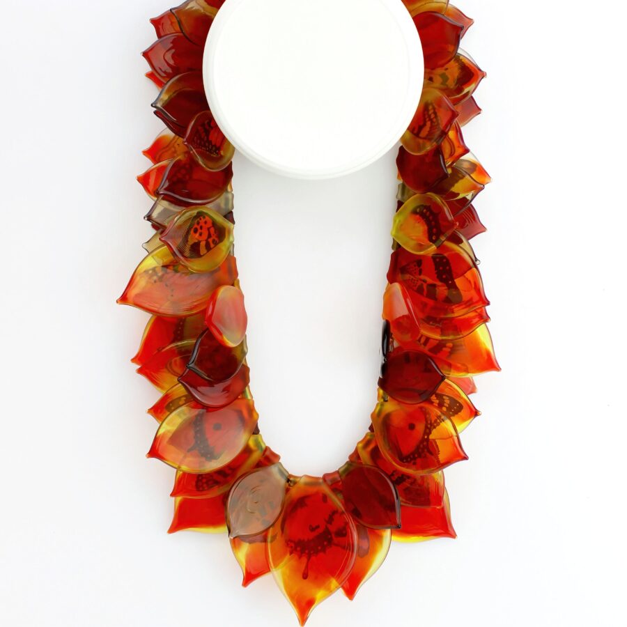 |brown| pink | NECKLACE FIRE