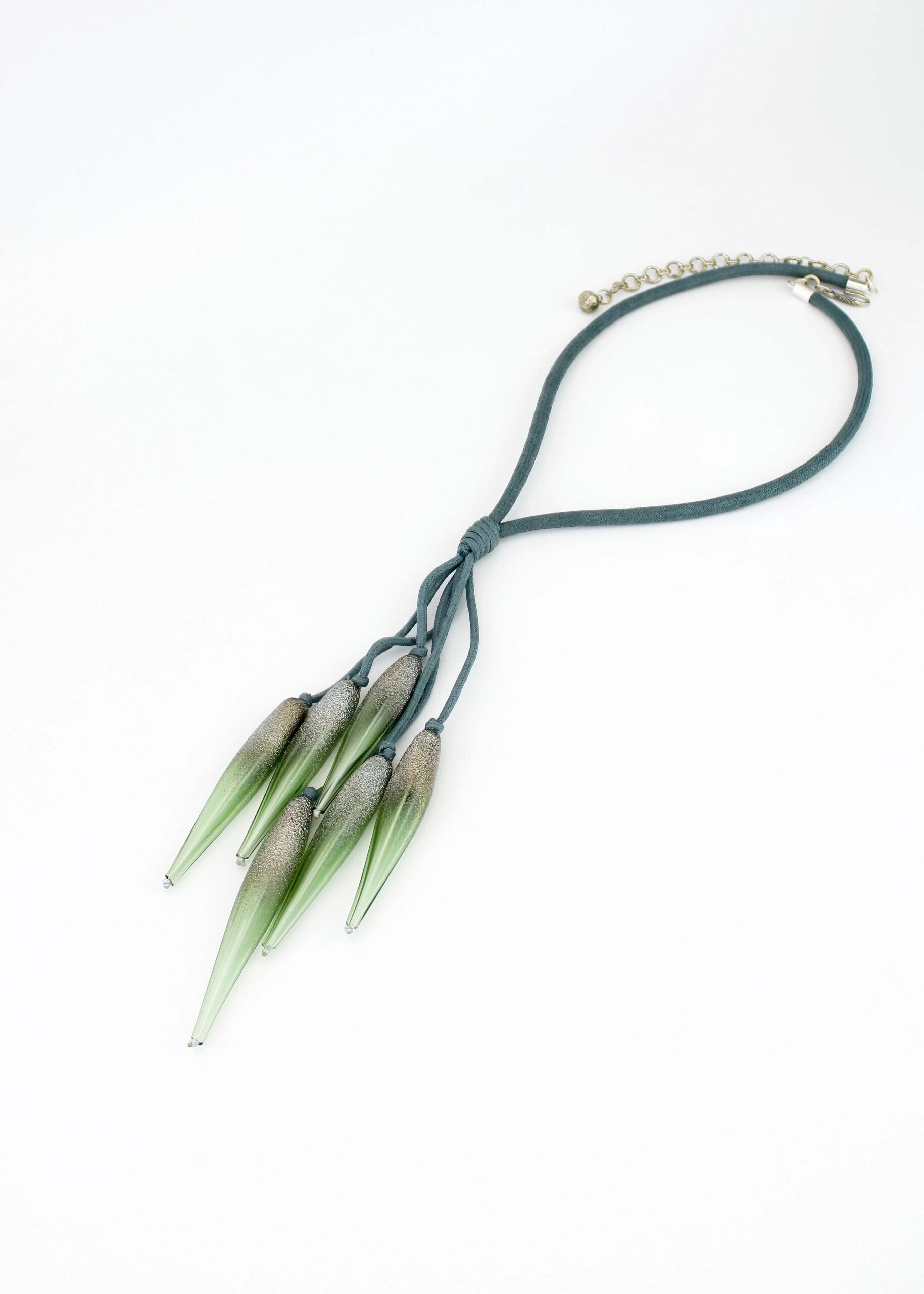 |pale green | GIRASOLE PENDANT SILVER DUST - Image 4