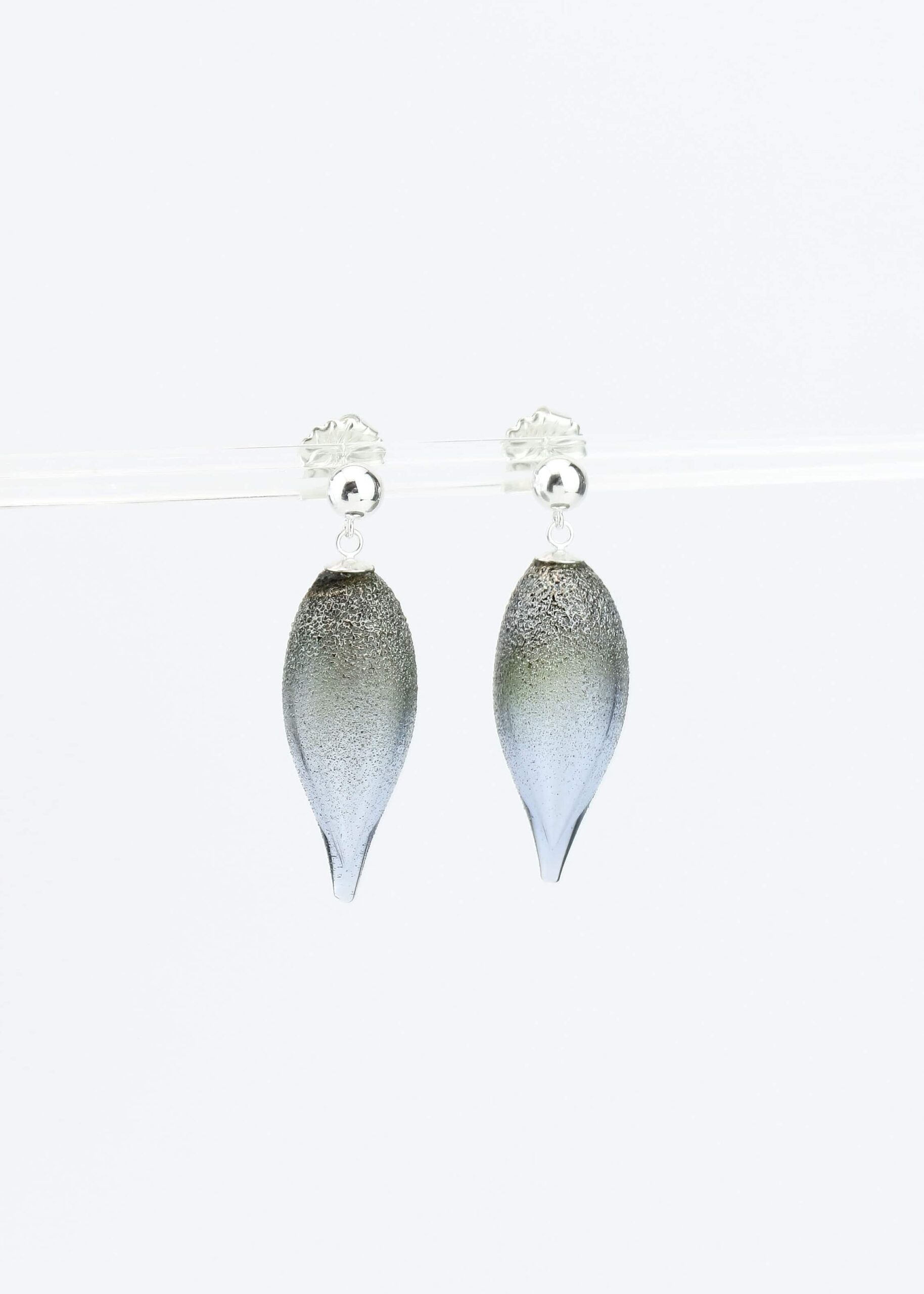 | blue | GIRASOLE EARRINGS SILVER DUST