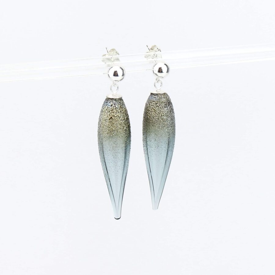 | grey | GIRASOLE EARRINGS SILVER DUST