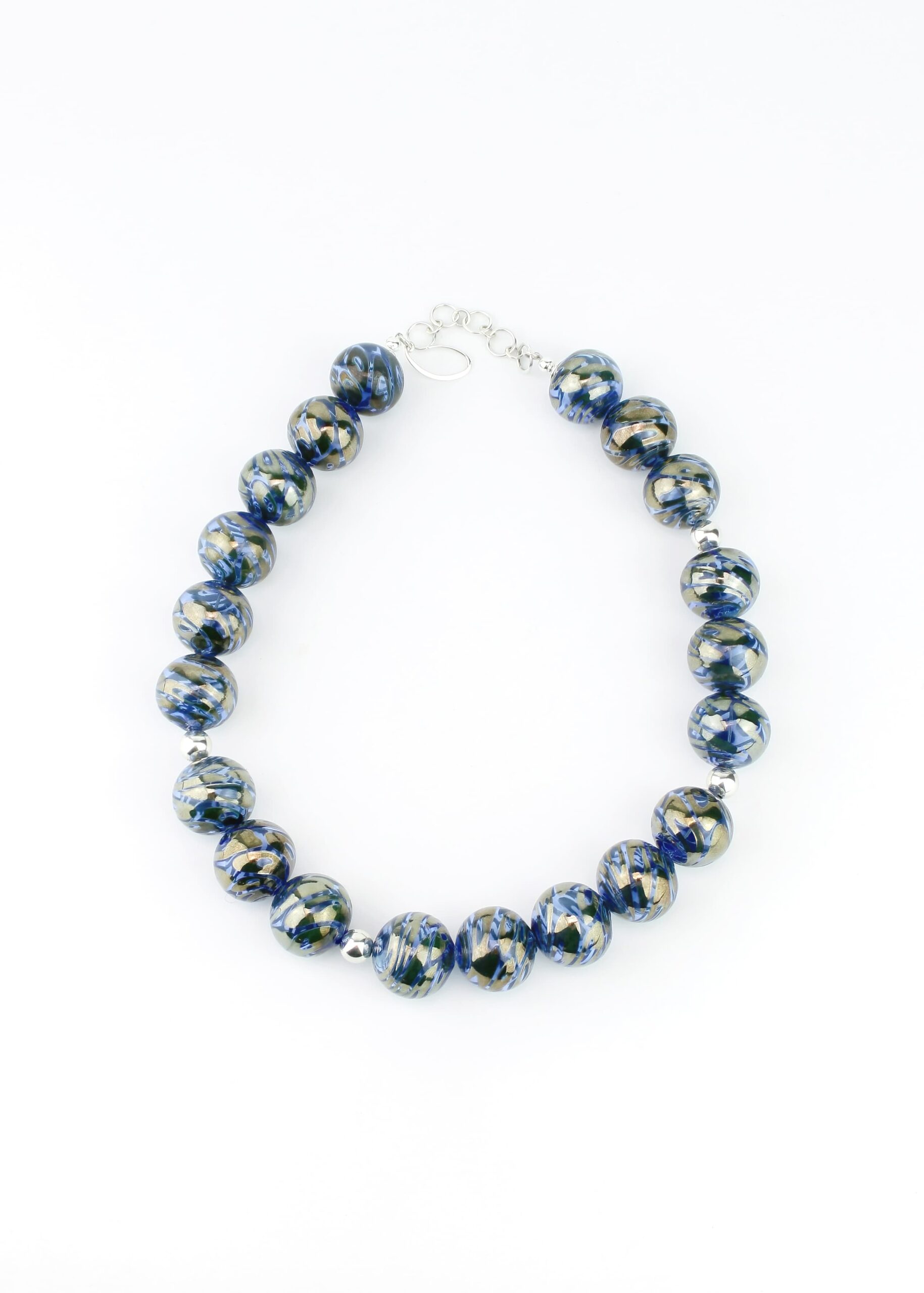 |blue|bronze| MOCUME NECKLACE - Image 5
