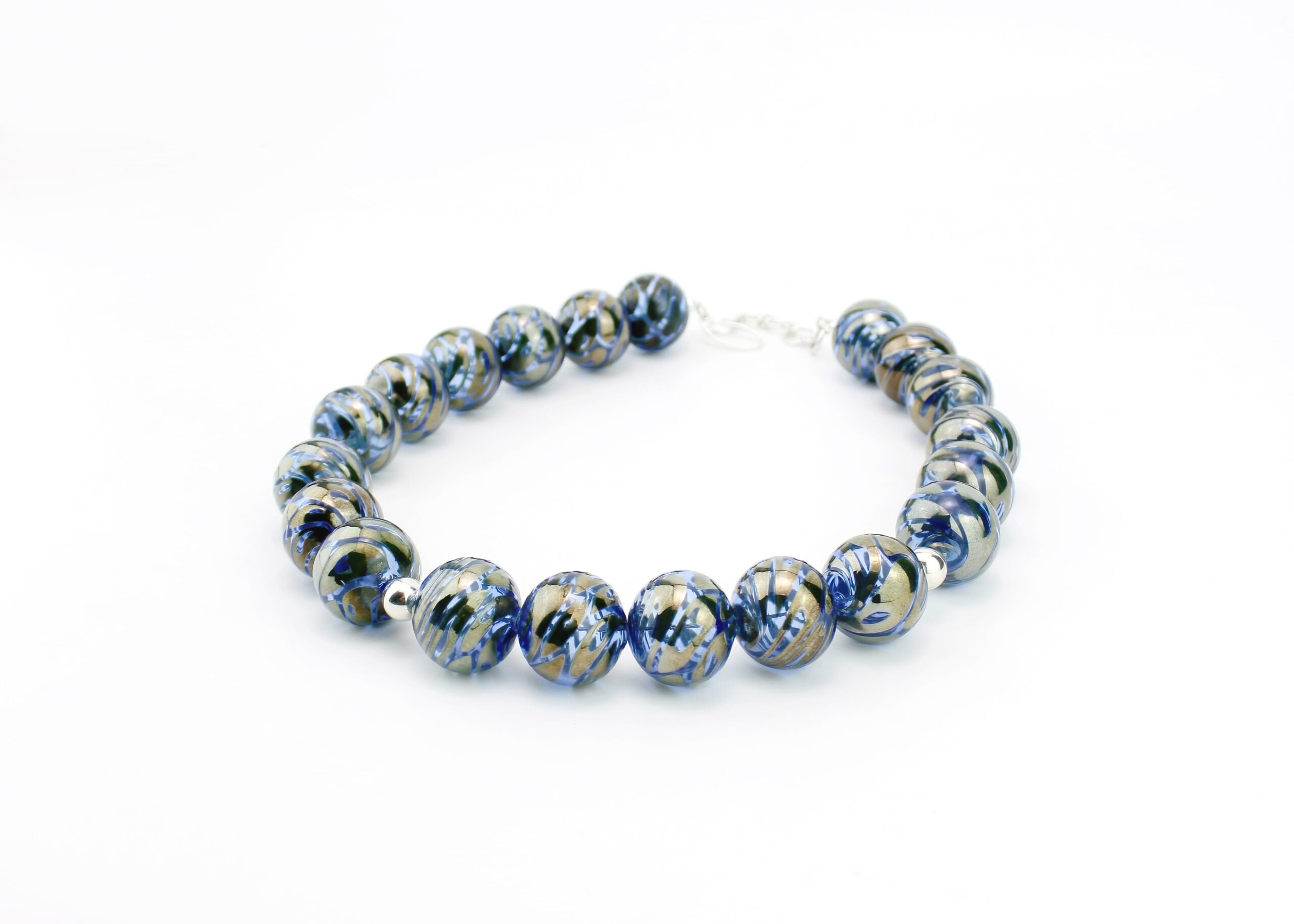 |blue|bronze| MOCUME NECKLACE - Image 4