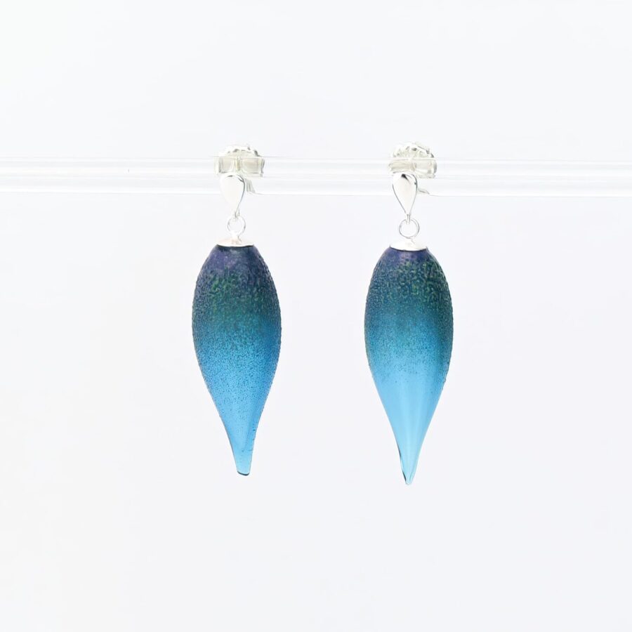 |aqua|purple| GIRASOLE EARRINGS