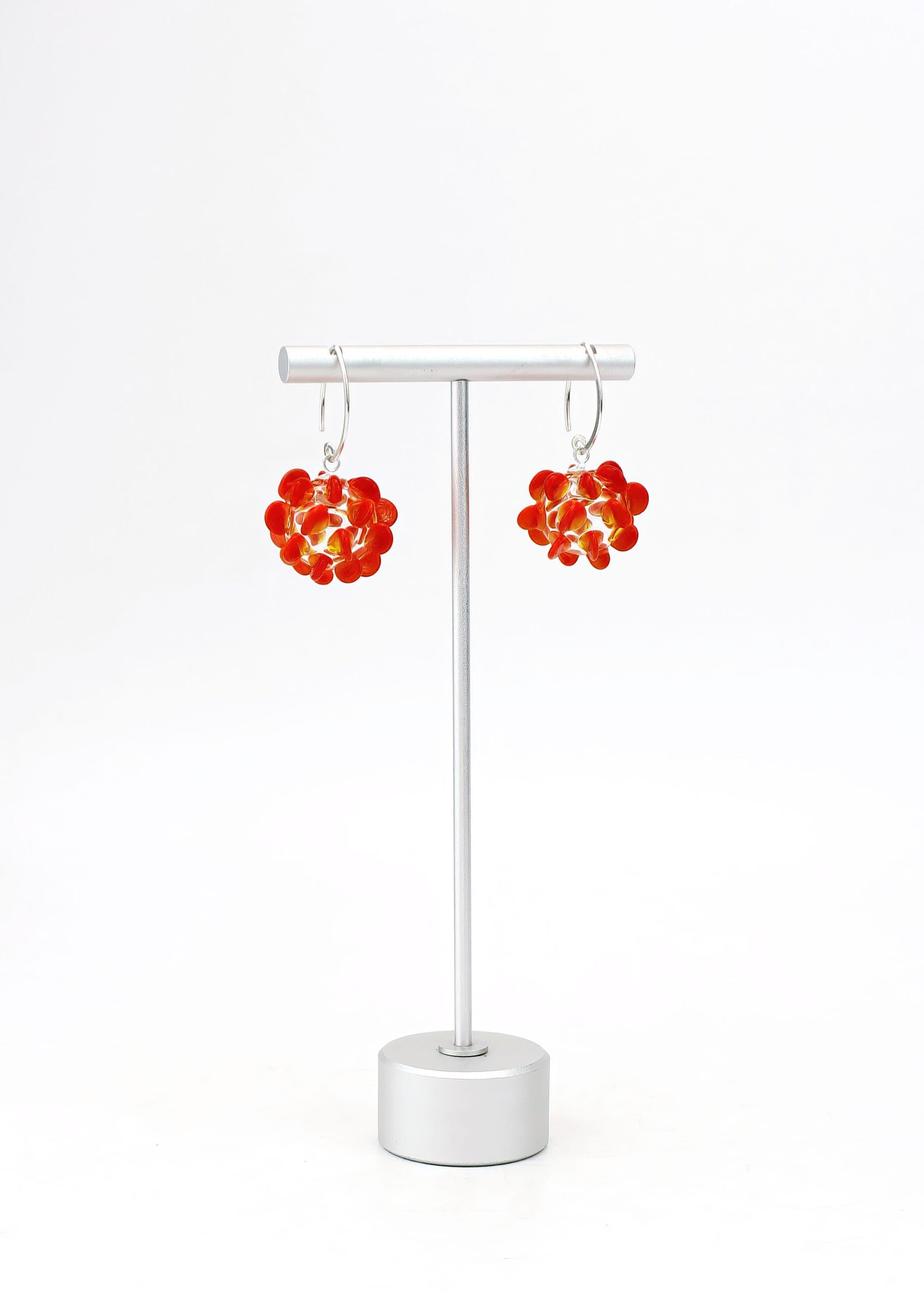 LILAC EARRINGS |orange red| - Image 2